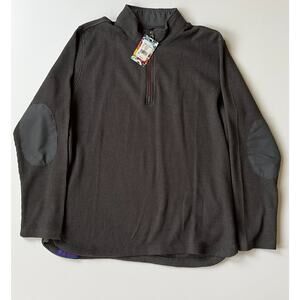 Robert Graham Shepton Knit Top Shirt Charcoal Men's Size 2XL